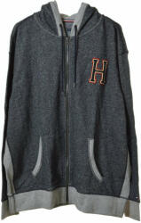 Tommy Hilfiger Férfi Kapucnis Pulóver - Kékes-Szürke - 4XLT