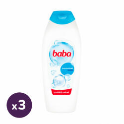 Baba lanolinos tusfürdő 3x750 ml + ajándék matrica + ajándék törölköző