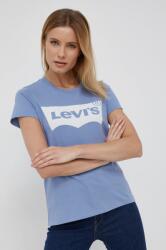 Levi's t-shirt kék - lila S