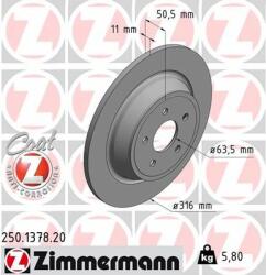 ZIMMERMANN Disc frana ZIMMERMANN COAT Z 250.1378. 20 (250.1378.20)
