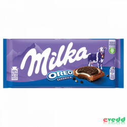 Milka Táblás Csokoládé 92Gr Oreo Sandwich