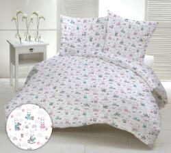  Szivárvány mintás 3 részes ágynemű huzat szett kispárna huzattal - 140x200 cm