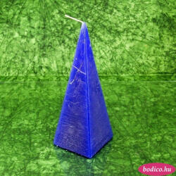 BODICO Virágálom illatú gyertya * piramis - rusztikus 15 cm (3235-16)