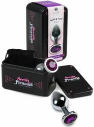 Secret Play Plug Anal metal Purple S - pasiune