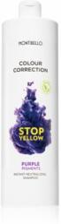 Montibello Colour Correction Stop Yellow sampon pentru par blond si decolorat neutralizeaza tonurile de galben 1000 ml