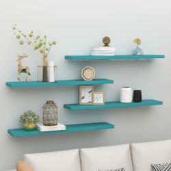 vidaXL Rafturi perete suspendate 4 buc. albastru 120x23, 5x3, 8 cm MDF (326629) Raft