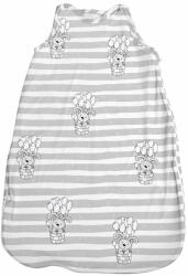 Lorelli - Sac de dormit fara maneci , Striped, Pentru copii cu inaltimea maxima de 95 cm, Pentru toamna/iarna, din Bumbac, Gri (20810395401)