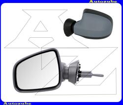 DACIA DUSTER 1 2013.06-2016.12 /X79/ Visszapillantó tükör bal, manuális, domború tükörlappal, alapozott borítással DA3227124