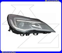 OPEL ASTRA K 2015.06-2020.05 /B16/ Fényszóró jobb (H7/H1/LED) fekete házas, motorral, LED vezérlő nélkül nappali fényhez/helyzetjelzőhöz TYC 20-15445-05-2