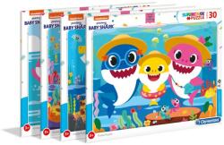 Clementoni Baby Shark keretes puzzle 30 db-os - többféle (22109)