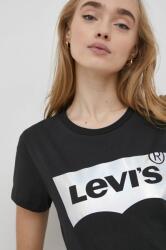 Levi's pamut póló fekete - fekete XS - answear - 9 990 Ft