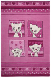 Smart Kids Kitty Kat Gyerekszőnyeg, Rózsaszín, 110x170