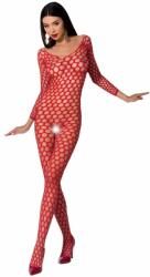 Passion Woman Bs077 harisnyaoverall - piros