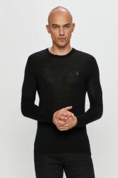 AllSaints - Pulóver Mode Merino Crew - fekete XL