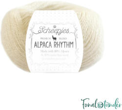 Scheepjes Alpaca Rhythm 670 Bop - törtfehér alpaca gyapjú fonal