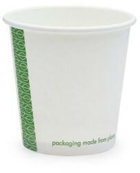 Vegware Lebomló kávés pohár, papír és PLA, 1, 1 dl, presszókávés, piktogrammal | 50 db/csomag