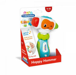 Clementoni Baby - Happy Hammer interaktív kalapács hanggal és fénnyel