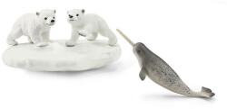Schleich Urși polari și alunecare (OLP102642531) Figurina