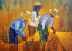 Bluebird Puzzle 60137 - Louis Toffoli - La Récolte, 1977 - 1000 db-os Art by puzzle (60137)