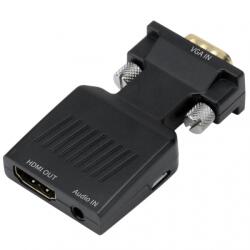 Convertor VGA la HDMI cu audio, khcon-52 (KHCON-52)