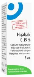  Hyabak 0, 15% szemcsepp 5ml
