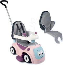 Smoby Set babytaxiu extensibil cu sunete Maestro Ride-On Blue 3in1 Smoby cu suport moale textil (SM720305-2)