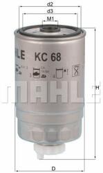 MAHLE filtru combustibil MAHLE KC 100D (KC 100D) - automobilus