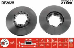 TRW Disc frana TRW DF2625 (DF2625) - automobilus