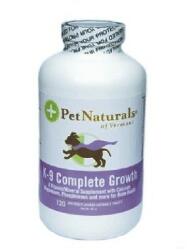 Pet Naturals K9 Complete Growth, supliment nutritiv pentru caini - 120 comprimate