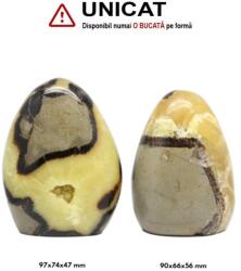  Obelisc Septaria Druzy - Piatra Dragonului Mineral Natural - 90-97 x 66-74 x 47-57 mm - ( XXL) - 1 Buc