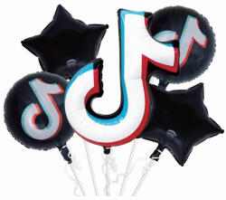 Balloons4party Set 5 baloane folie Tik Tok - articole-petreceri - 29,99 RON