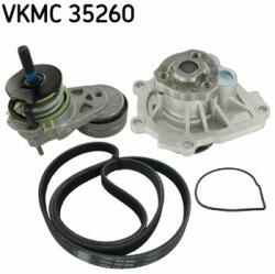 SKF Pompa apa + Set curea transmisie cu caneluri SKF VKMC 35260 (VKMC 35260) - automobilus
