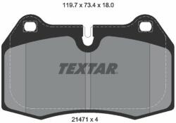 TEXTAR set placute frana, frana disc TEXTAR Q+ 2147102 (2147102)