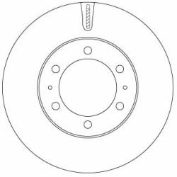 TRW Disc frana TRW SINGLE DF7827S (DF7827S)