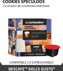 La Capsuleria Cookies Speculoos, 16 capsule compatibile Nescafe Dolce Gusto, La Capsuleria (DG37)