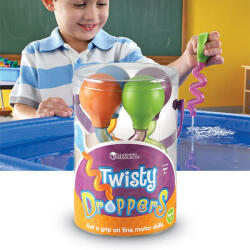 Learning Resources Kézügyesség fejlesztő pipetta 4 db - Twisty Droppers (3963)