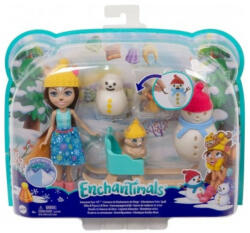Mattel Enchantimals - Hóemberes móka játékszett (GNP16)