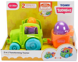 TOMY Toomies: 2 az 1-ben átalakítható traktor (E73219C)
