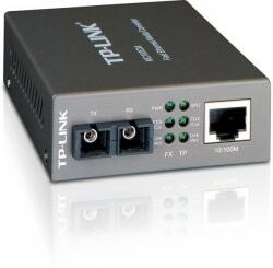 TP-LINK Media convertor Convertor TP-LINK MC100CM, RJ45 10/100M la fibra SC multi-mode 100M, Full-duplex, 2 Km (MC100CM) - vexio