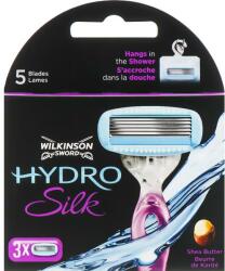 Wilkinson Sword Casete de rezervă pentru aparat de ras, 3 bucăți - Wilkinson Sword Hydro Silk 3 buc