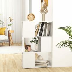 vidaXL Bibliotecă/Separator cameră, alb extralucios, 60x24x94 cm, PAL (809077) Biblioteca