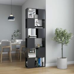 vidaXL Bibliotecă/Separator cameră, gri, 60x24x186 cm, PAL (809100) Biblioteca