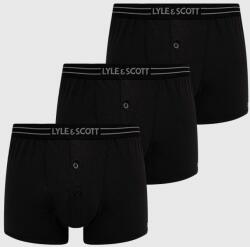 Lyle & Scott boxeralsó (3-pack) fekete - fekete S