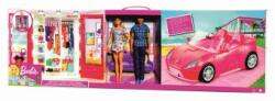 Mattel Barbie set Masina Dulap cu Accesorii 2 Papusi Barbie si Ken GVK05