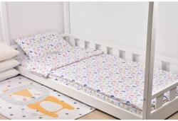Confort Family Lenjerie pat 90x200 cm, 3 piese model fluturasi (CFAM7135) - babyneeds Lenjerii de pat bebelusi‎, patura bebelusi