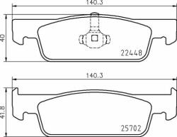 BREMBO set placute frana, frana disc BREMBO PRIME LINE P 68 069 (P 68 069)