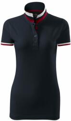 MALFINI Női galléros póló Collar Up - Sötét tengerészkék | XL (2577716)