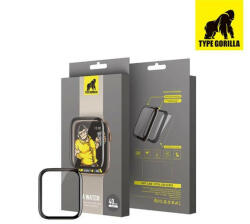 Type Gorilla Apple iWatch 1/2/3 38mm TG 2.5D Shock-Resistant Üvegfólia - Fekete