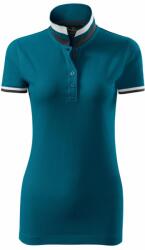 MALFINI Tricou polo damă Collar Up - Petrol | 2XL (2579317)