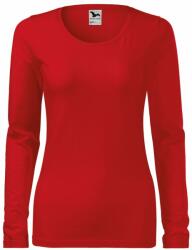 MALFINI Tricou pentru femei cu mânecă lungă Slim - Roșie | 2XL (1390717)